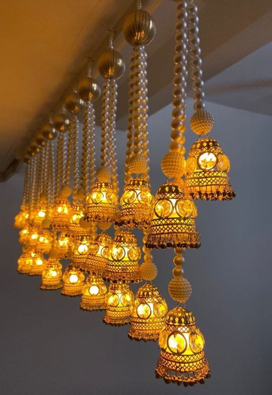 Pearl jhumar hanging lights